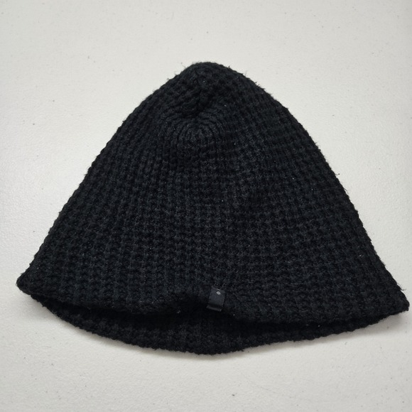 Cotton On Men Beanie ONE SIZE Black Knit Foldover Acrylic - Picture 8 of 8
